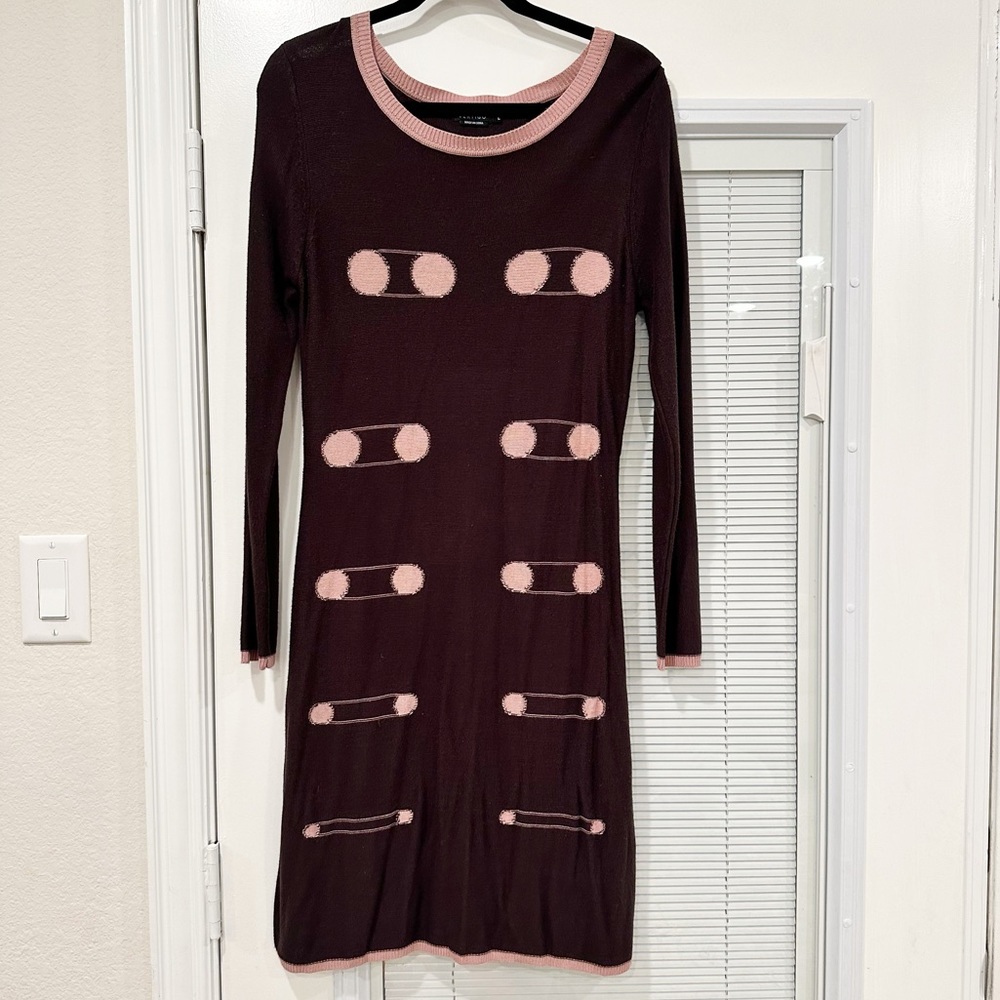 Vertigo knitted dress size L - Color:chai-powder pink